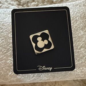 Disney Mickey Mouse Silhouette Blue Lapel Pin